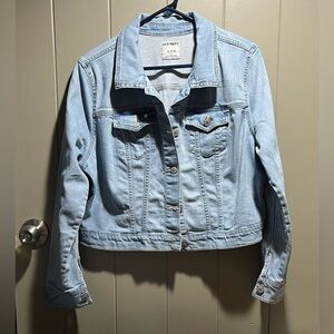 Old Navy Light-Wash Blue Denim Jacket Women’s XL